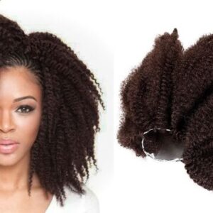 Short Afro Marley braids