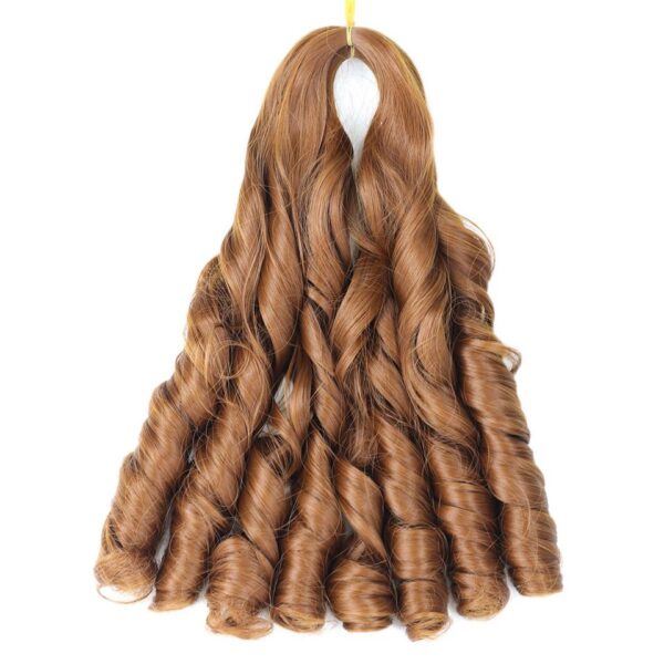 Spiral wave crochet braids