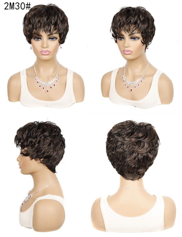 Synthetic short wig